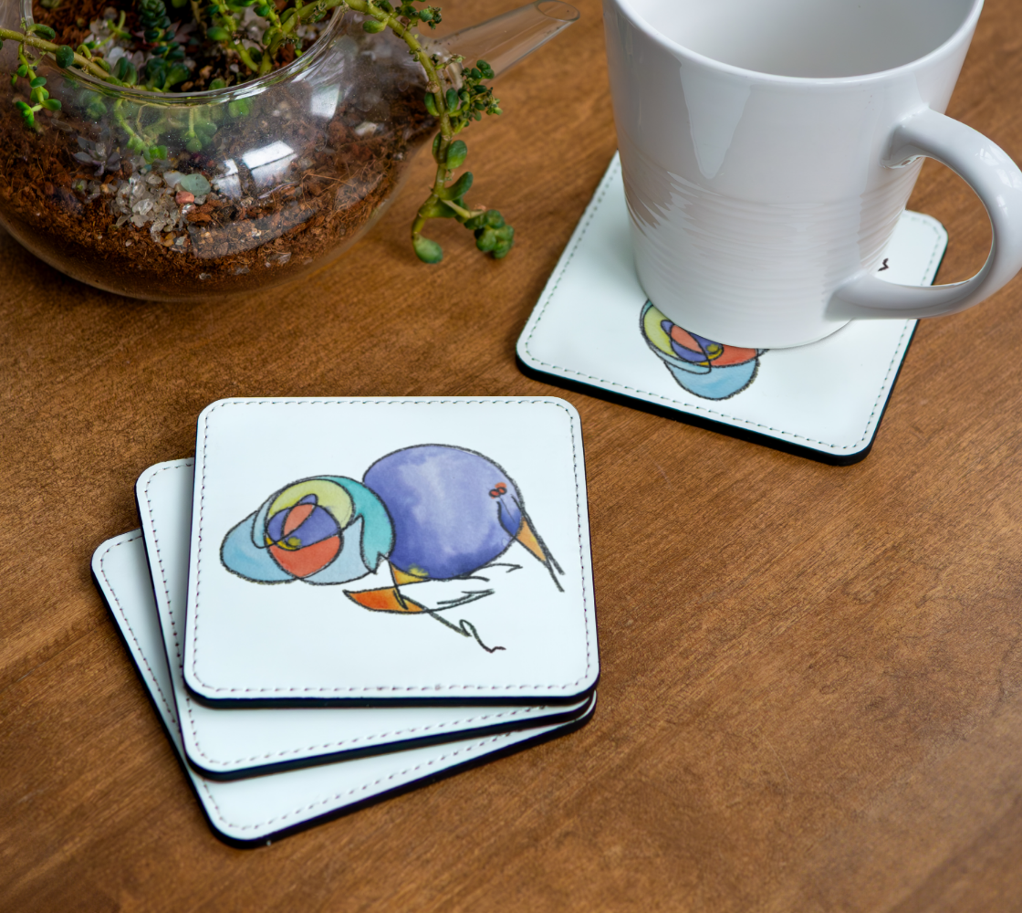 Purple Birb Coaster