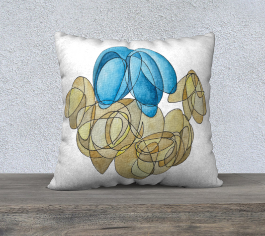 Robin's Nest Throw Pillow