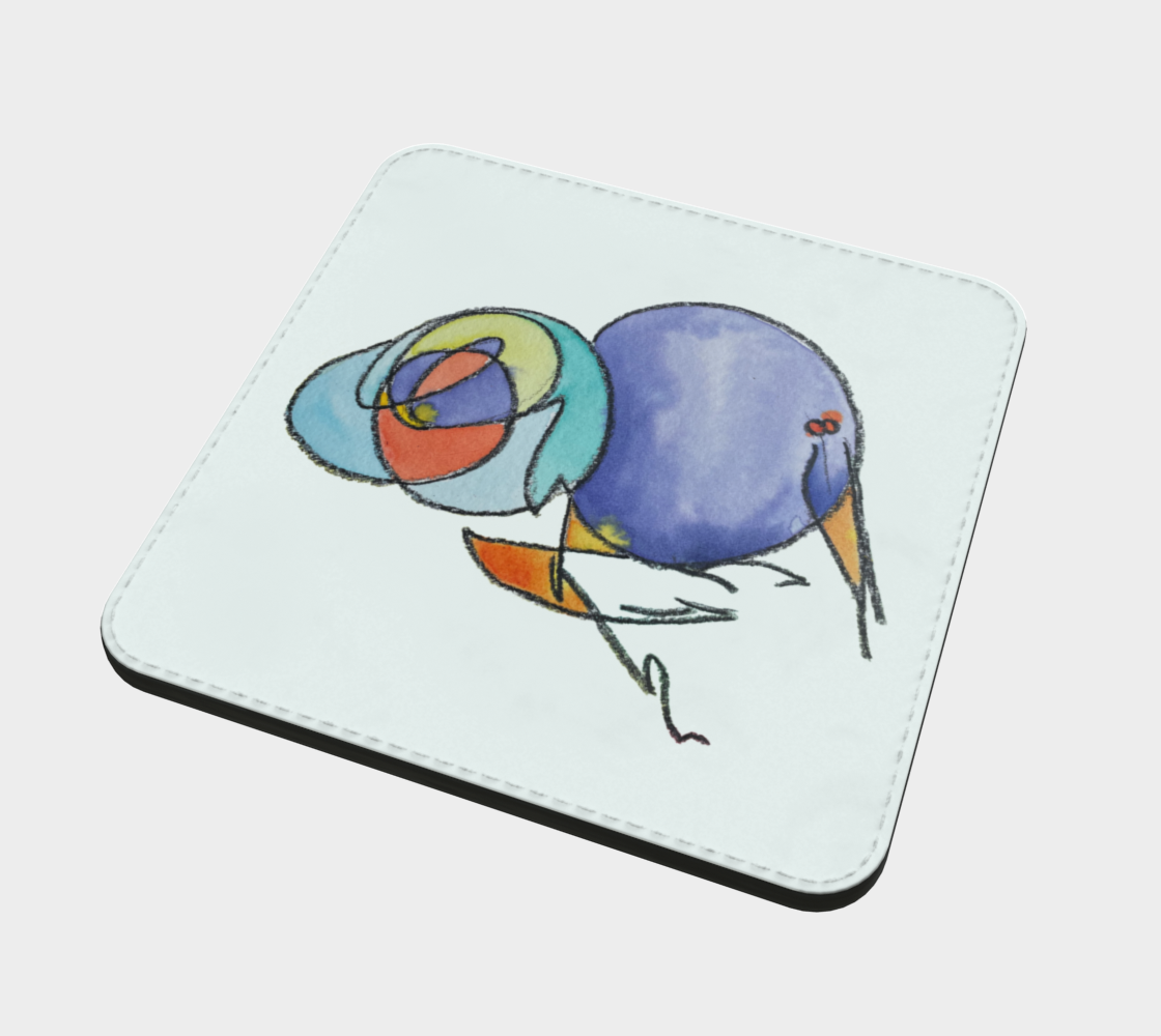 Purple Birb Coaster