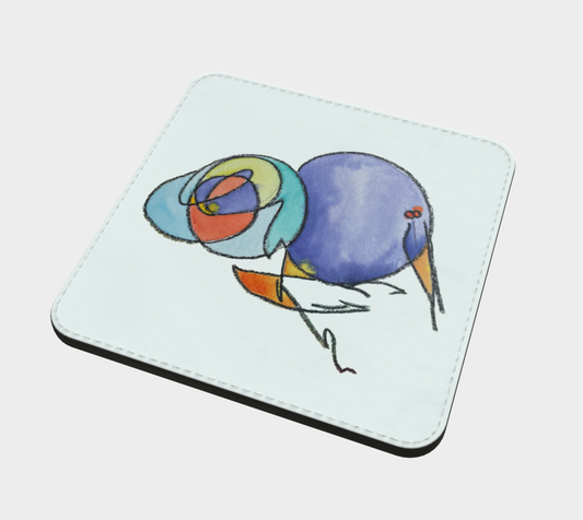 Purple Birb Coaster