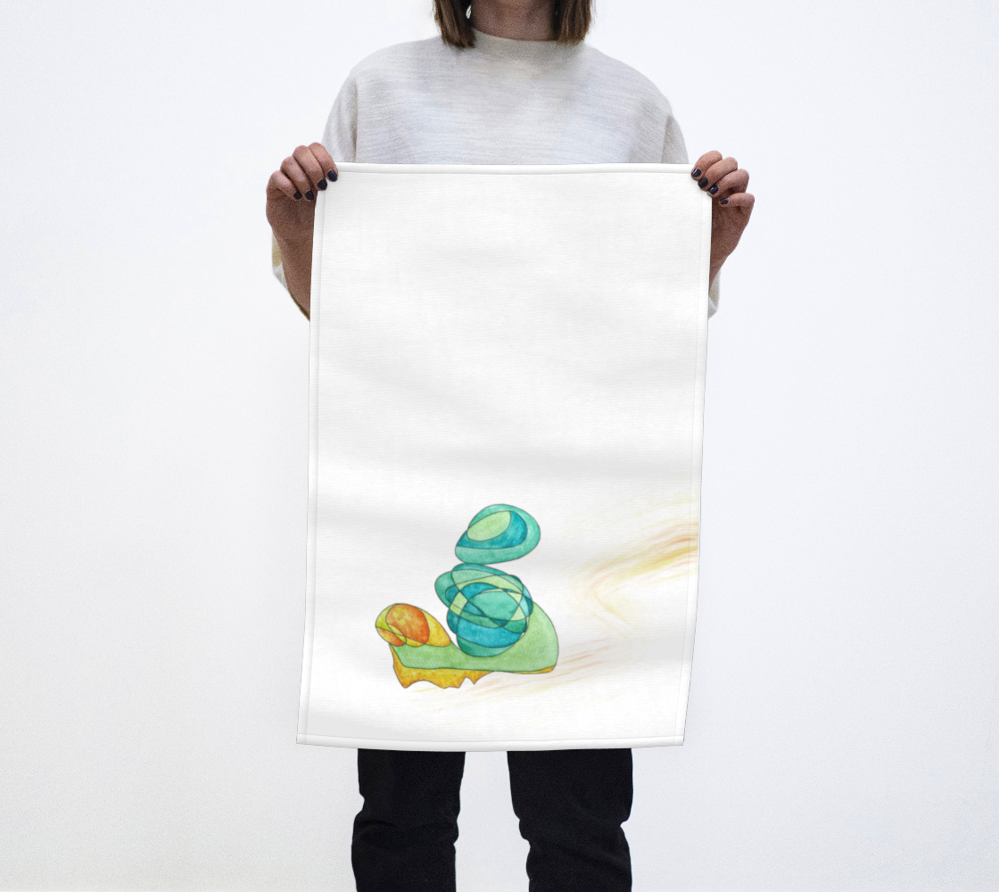 Snail Tea Towel