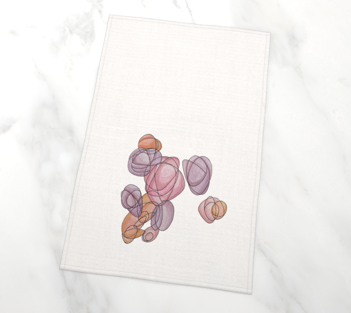 Bunch of Tulips Tea Towel